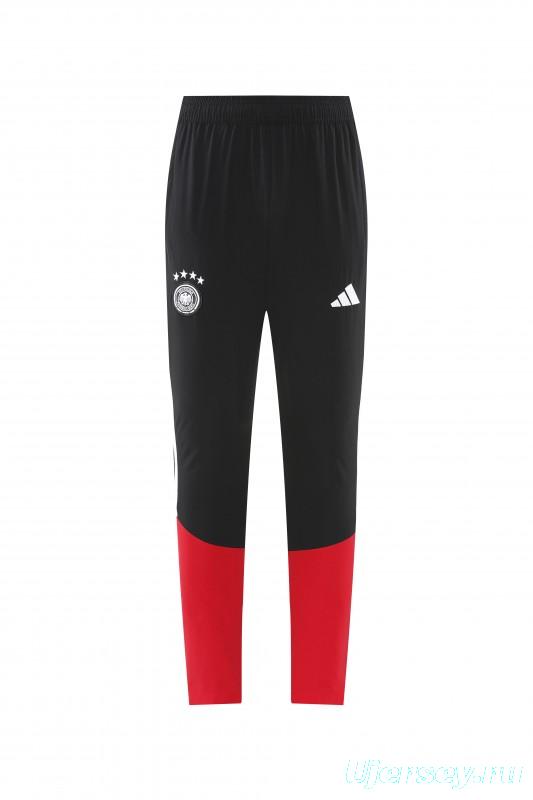 2026 Germany Hoodie Black Full Zipper Windbreaker + Long Pants