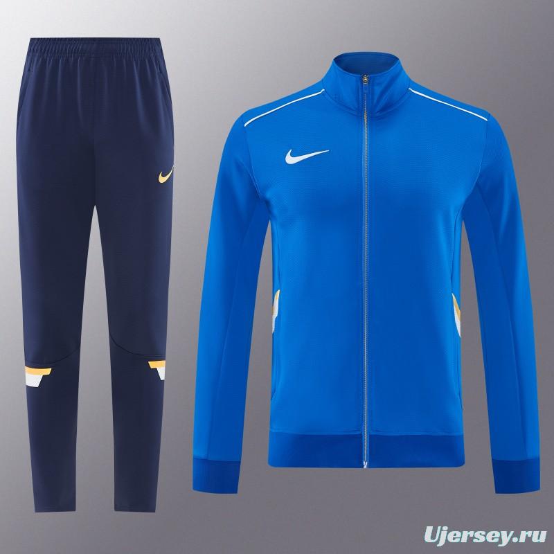 2026 NIKE Blue Full Zipper Jacket + Long Pants