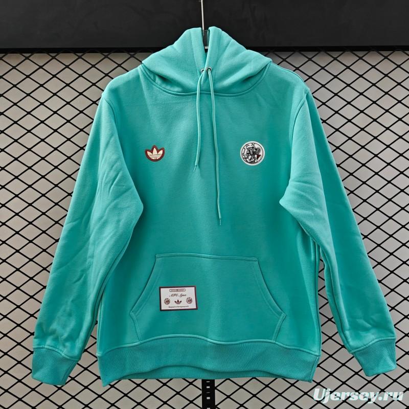 25/26 Ajax Embroidered Logo Hoodie 9 Colors