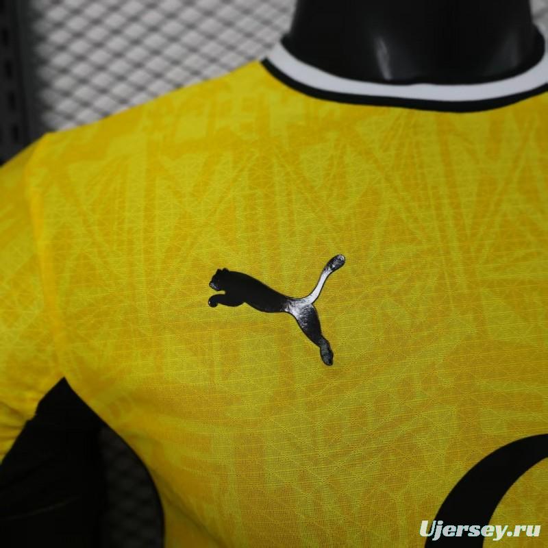 25/26 Player Version Borussia Dortmund Yellow with Black Trim Cup Jersey