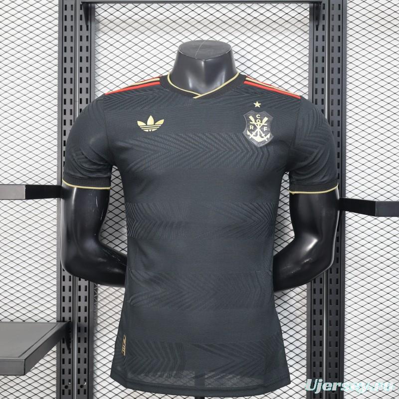 25/26 Player Version  Flamengo Away Black Jersey