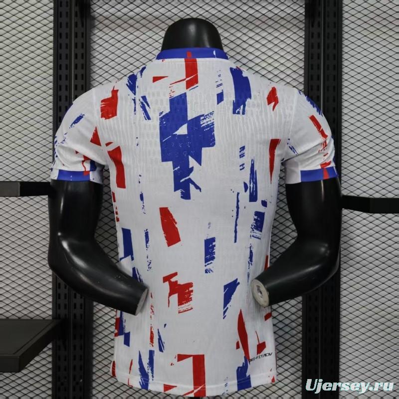 2026 Player Version France White with Blue and Red Brushstrokes
Special Edition Jersey