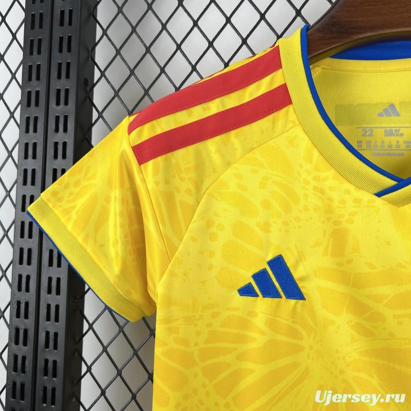 2026 Kids Colombia World Cup Home Kit
