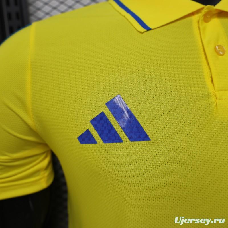 Player Version 2026 Colombia Yellow POLO Jersey