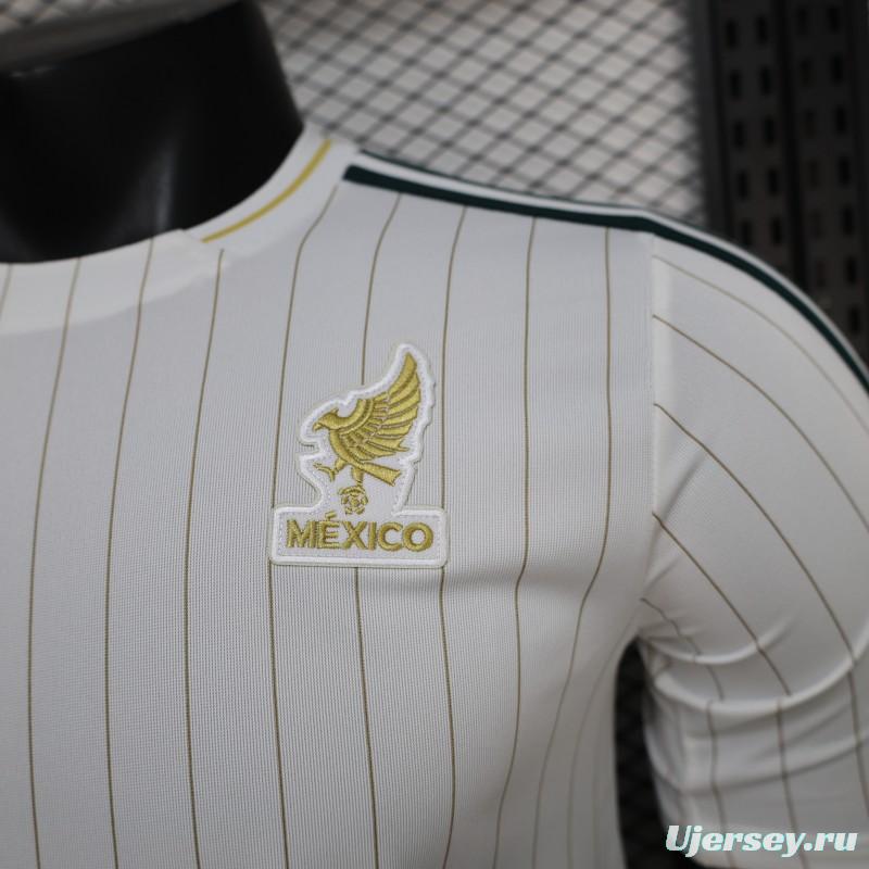 Player Version 2026 Mexico White Terrace Icons White Jersey