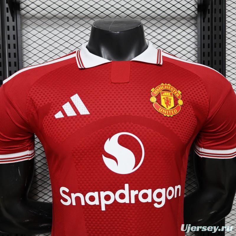 Player Version 26/27 Manchester United Home Jersey