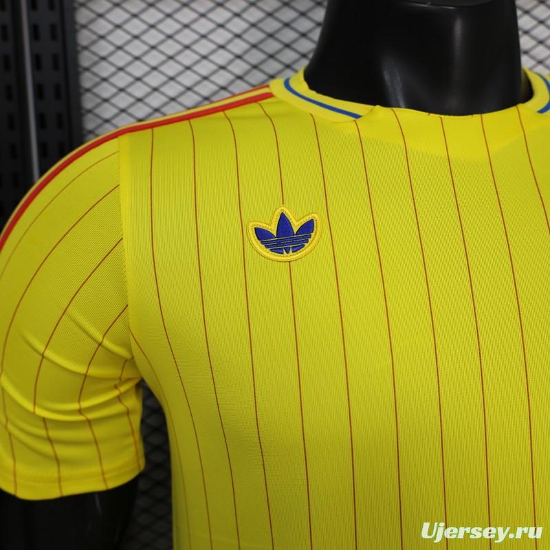 Player Version 2026 Colombia Yellow Terrace Icons Jersey