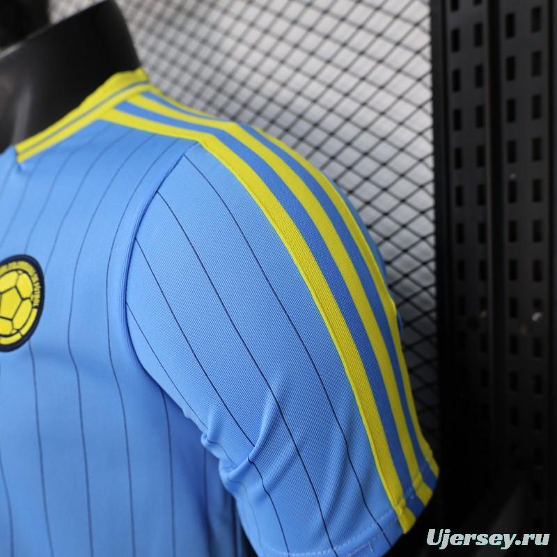 Player Version 2026 Colombia Blue Terrace Icons Jersey