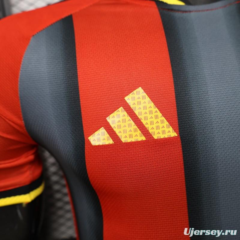 Player Version 2026 Belgium Home Jersey