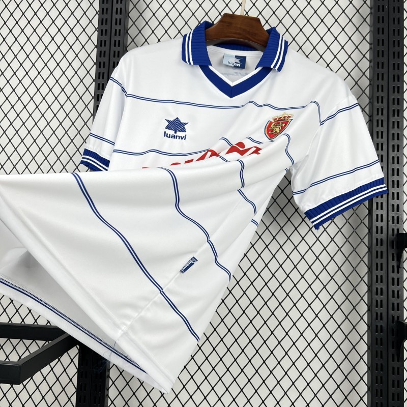 2000/01 Retro Real Zaragoza Home Jersey