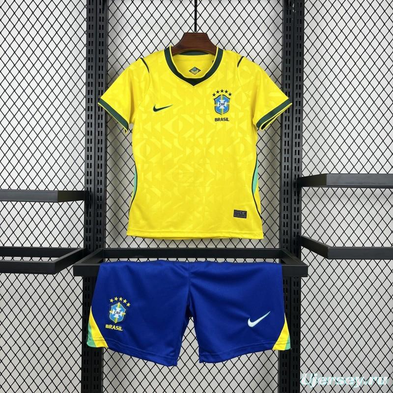 2026 Kids Brazil World Cup Home Kit