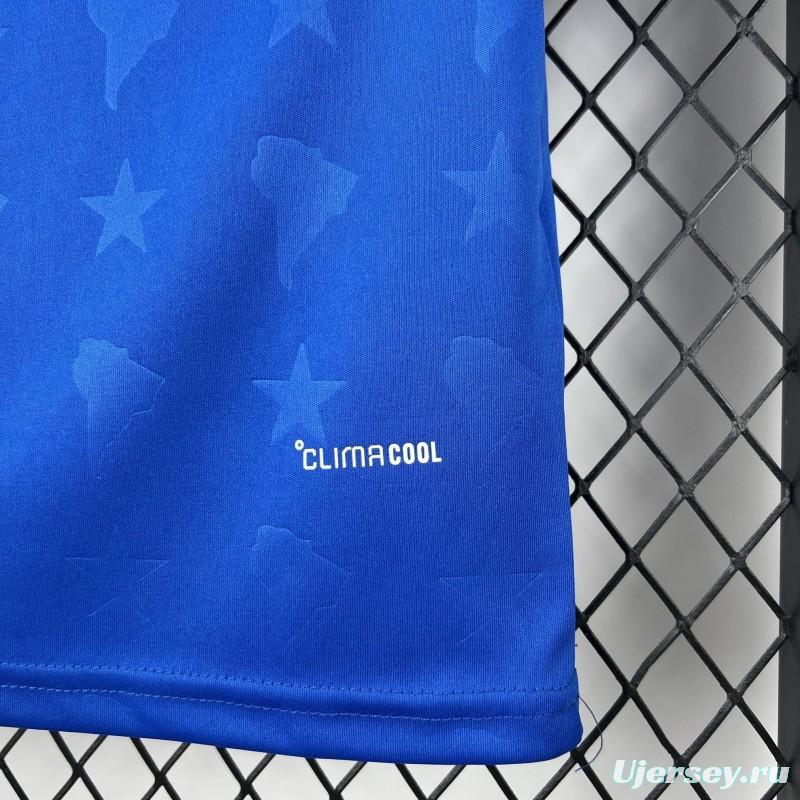 2026/27 Womens Cruzeiro Crop Top Home Jersey