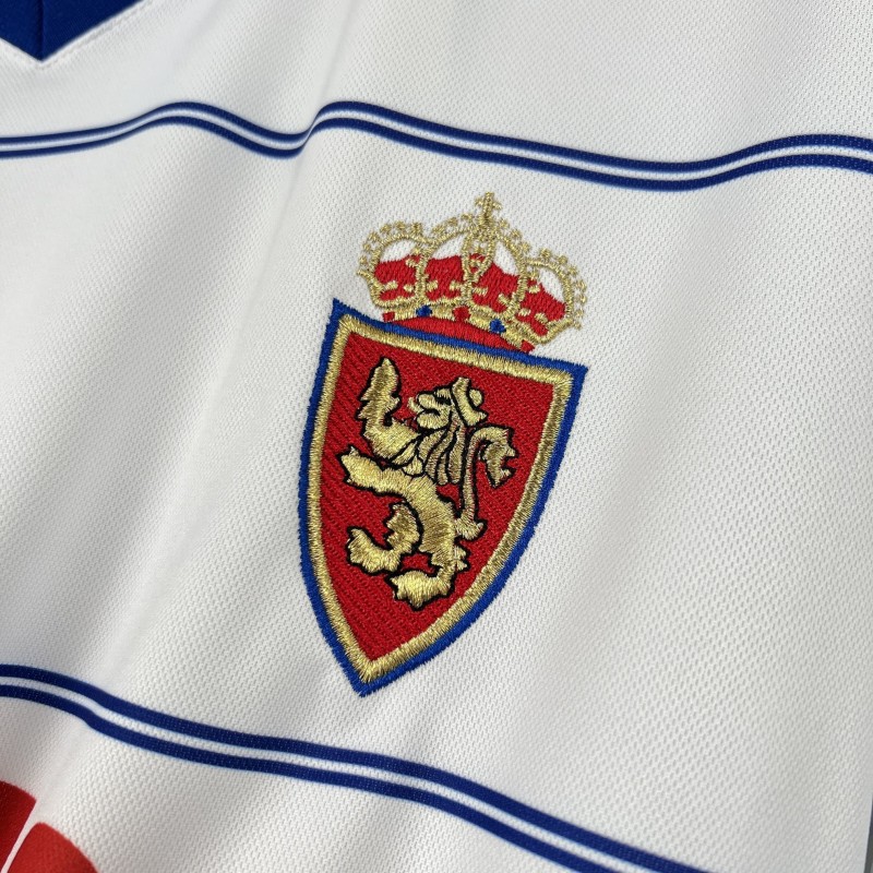 2000/01 Retro Real Zaragoza Home Jersey