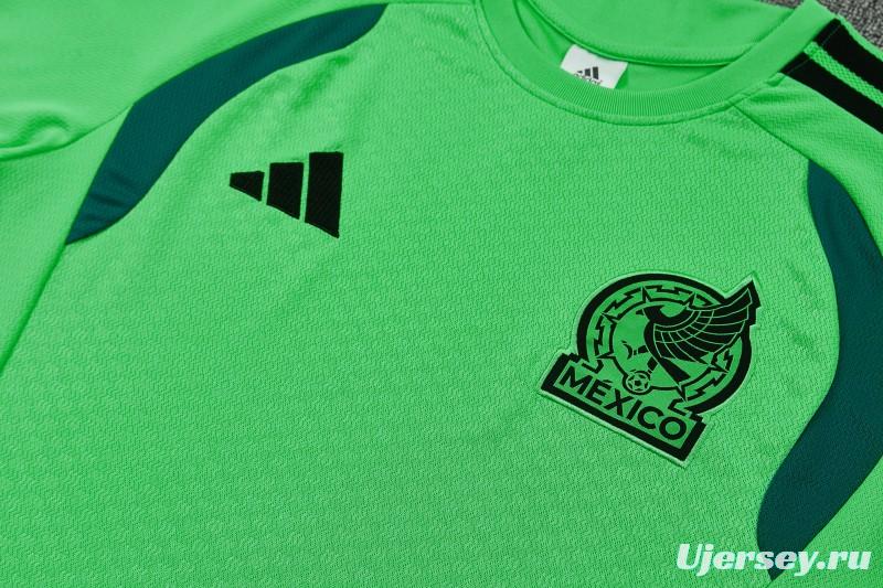 26/27 Mexico Green Short Sleeve+Soccer Shorts