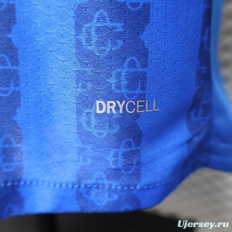 Player Version 26/27 Chivas Guadalajara Away Blue with Dark Stripe Pattern Jersey