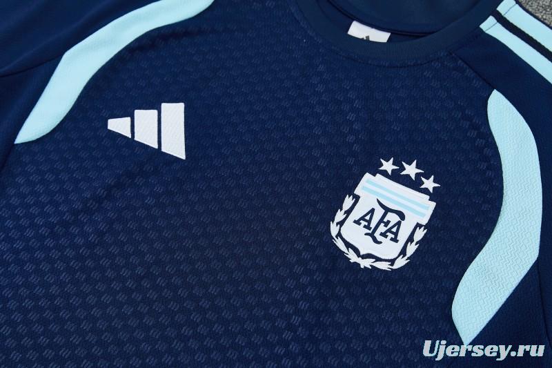 26/27 Argentina Navy Blue Short Sleeve+Soccer Shorts