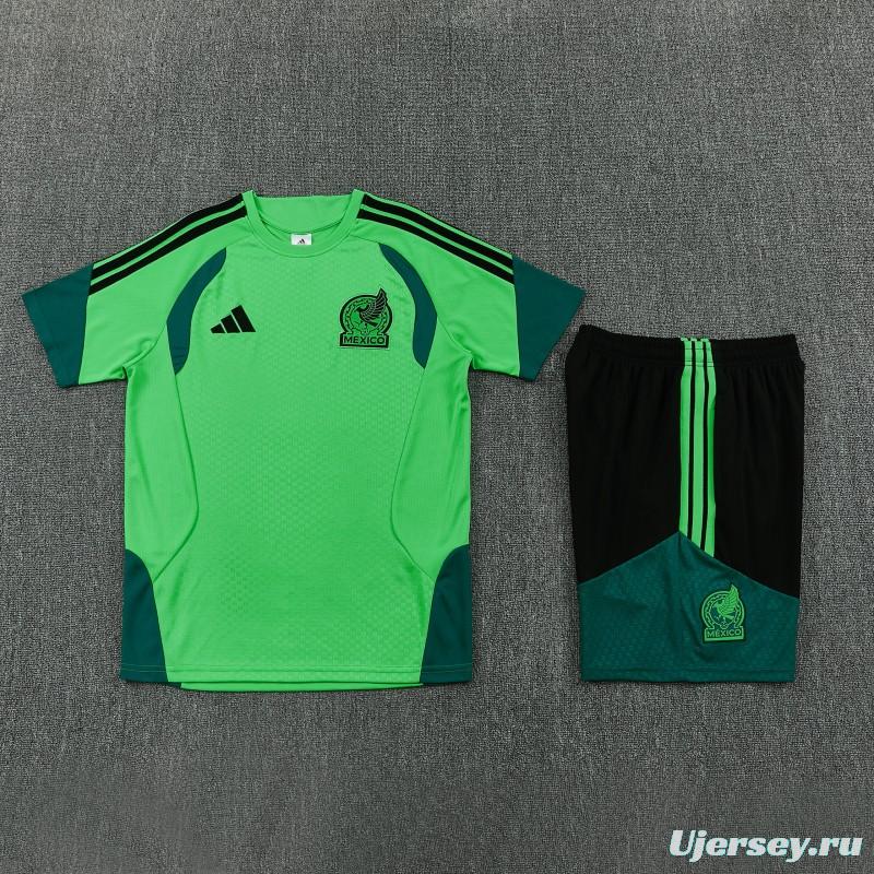 26/27 Mexico Green Short Sleeve+Soccer Shorts