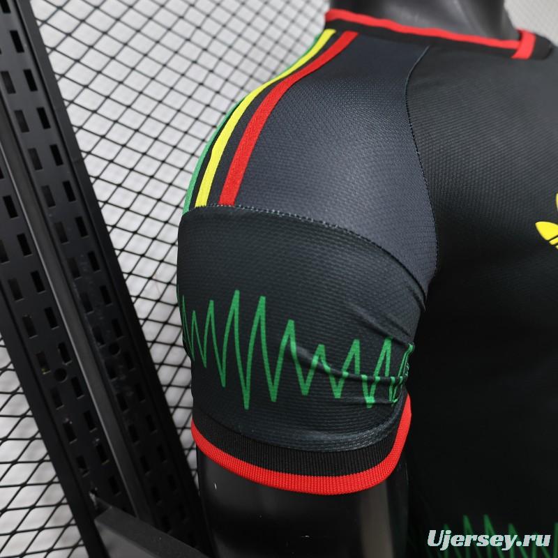 Player Version 2026 Jamaica Dark Grey Reggae Music Culture Special Edition Jersey