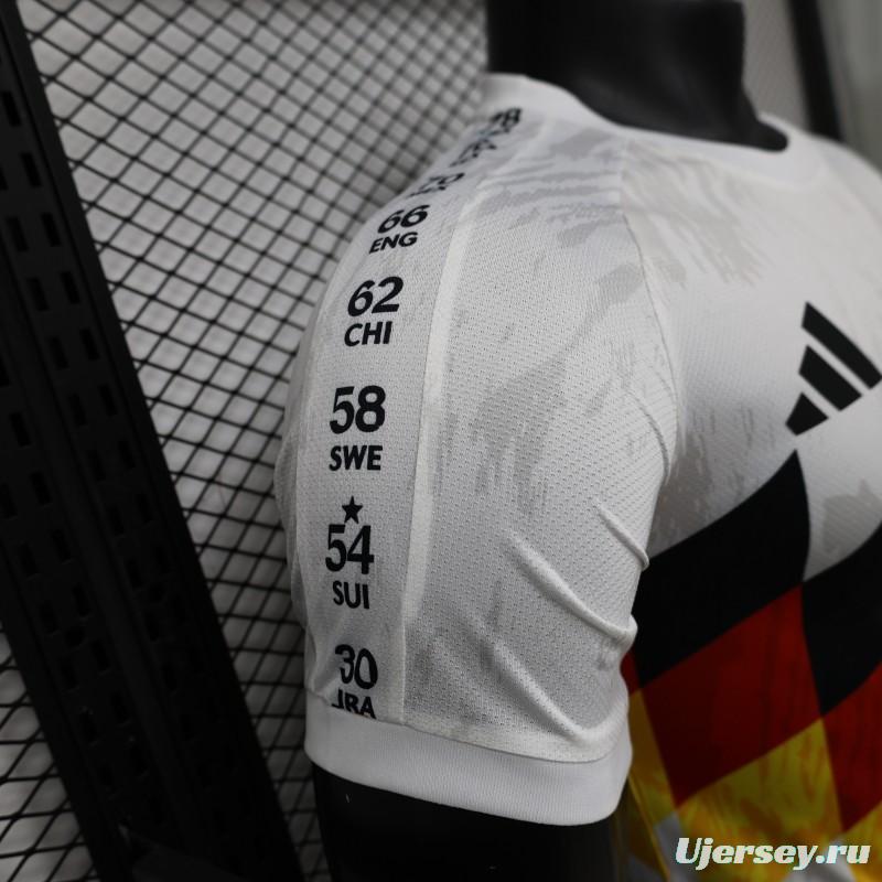 Player Version 2026 Germany White with Black Red Special Edition Jersey
