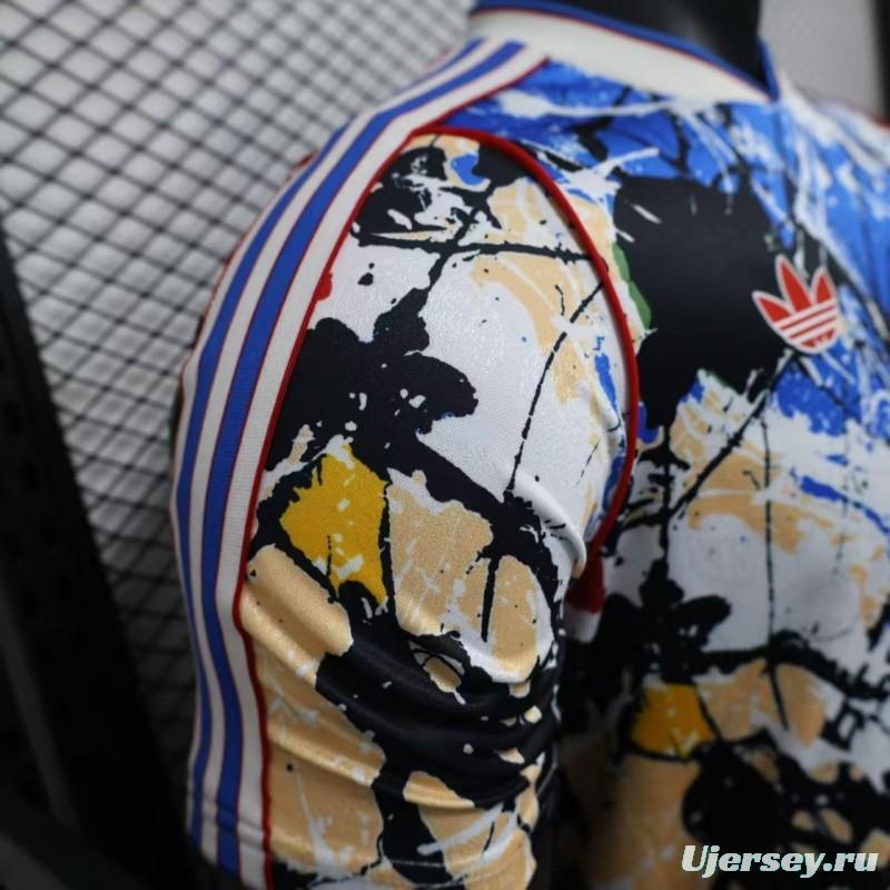 Player Version 26/27 Manchester United Multicolor Paint Splash Art Special Edition Jersey