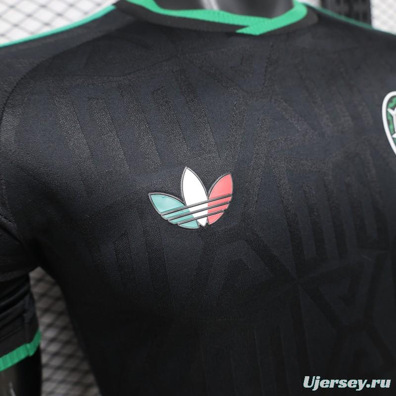 Player Version 2026 Mexico Black Dark Monogram Adidas Originals Special Edition Away Jersey