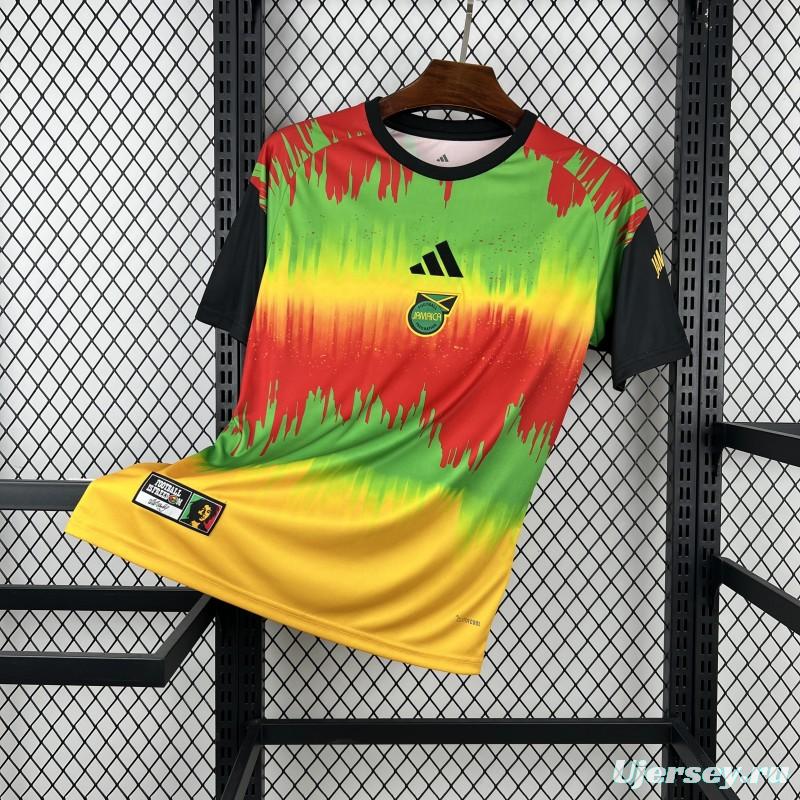 2026 Mens Jamaica X Bob Marley Pre Match Jersey