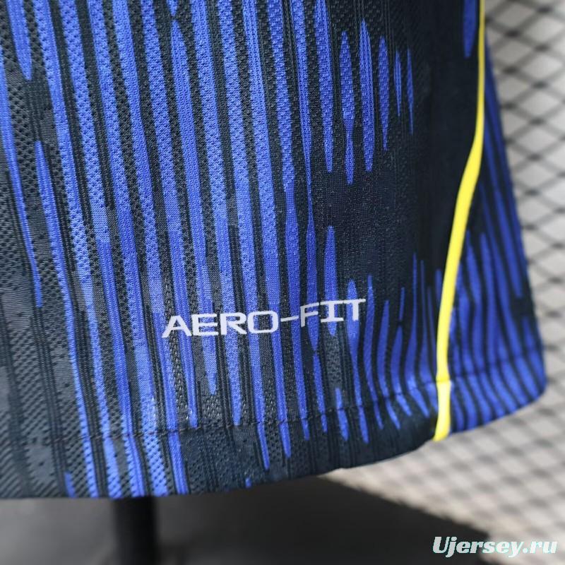 Player Version 2026 Brazil × Jordan Brand Away Navy Blue Jersey