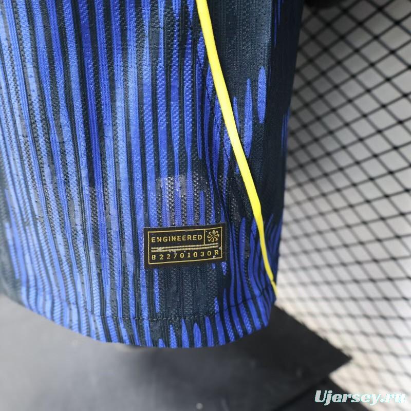 Player Version 2026 Brazil × Jordan Brand Away Navy Blue Jersey