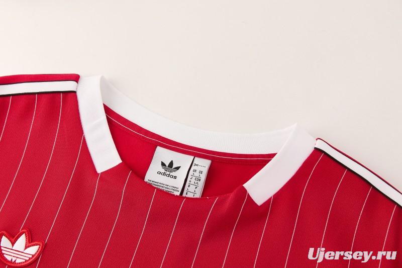 26/27  Manchester United Red Short Sleeve+Soccer Shorts