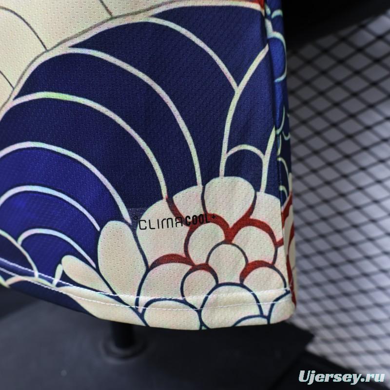 Player Version 2026 Japan Cream with Ukiyo-e Wave  Adidas Originals Special Edition Jersey
