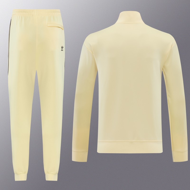 2026  Adidas Apricot Full Zipper Jacket + Long Pants