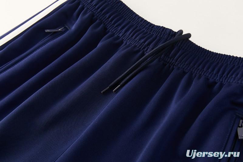 2026 Adidas Navy Blue Full Zipper Jacket + Long Pants