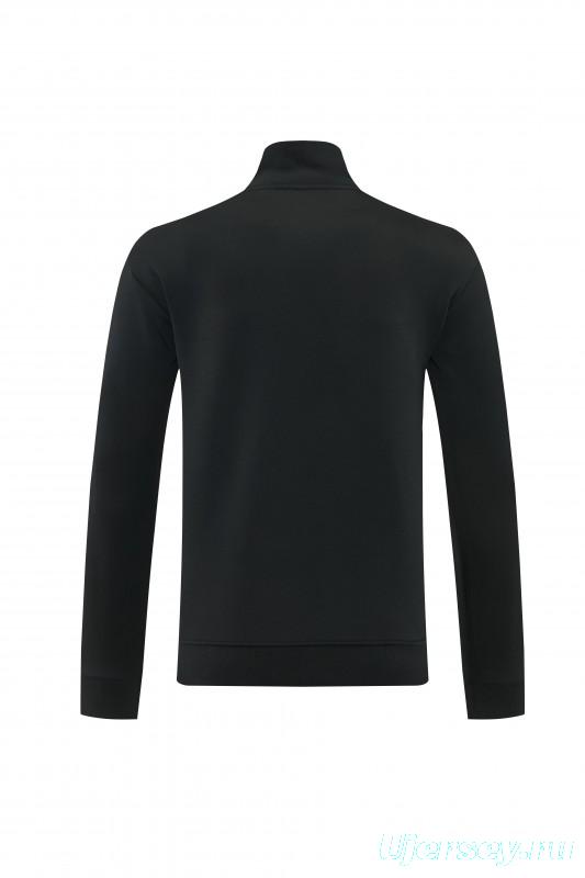 2026 Adidas Black Full Zipper Jacket + Long Pants