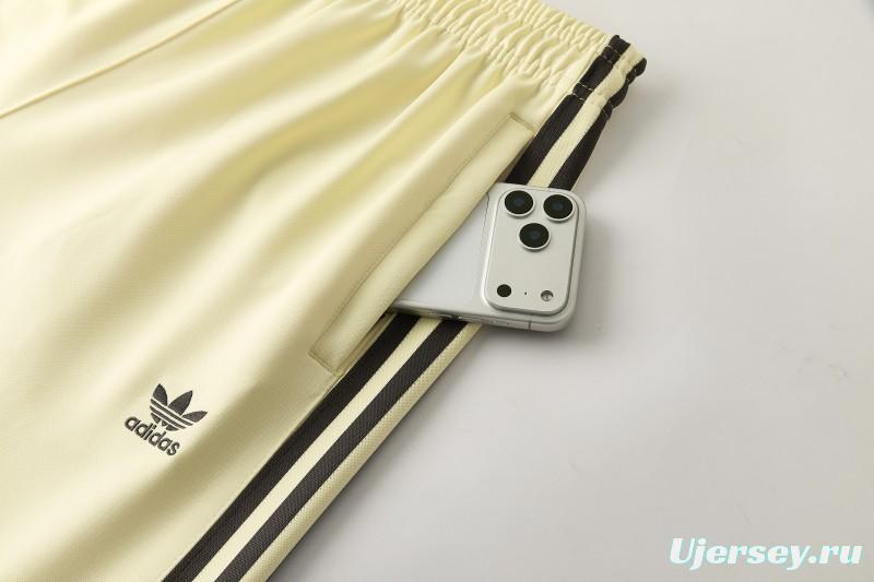 2026  Adidas Apricot Full Zipper Jacket + Long Pants