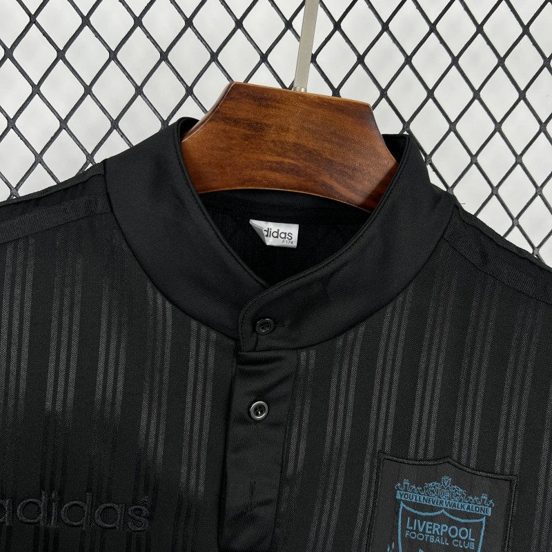 25/26 Liverpool Vintage 95/96 Remake Black Jersey