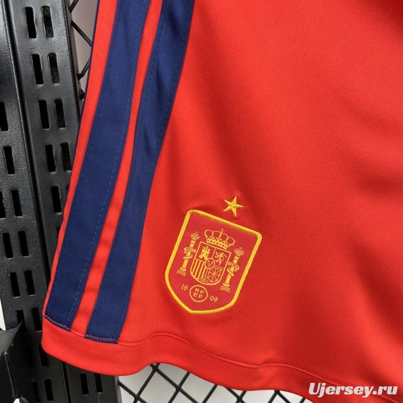 2026 Mens Spain World Cup Home Shorts