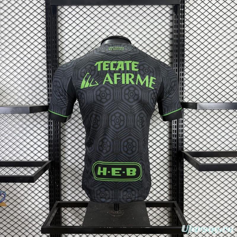 Player Version 25/26 Tigres UANL Adidas Third / Special Edition Black Jersey