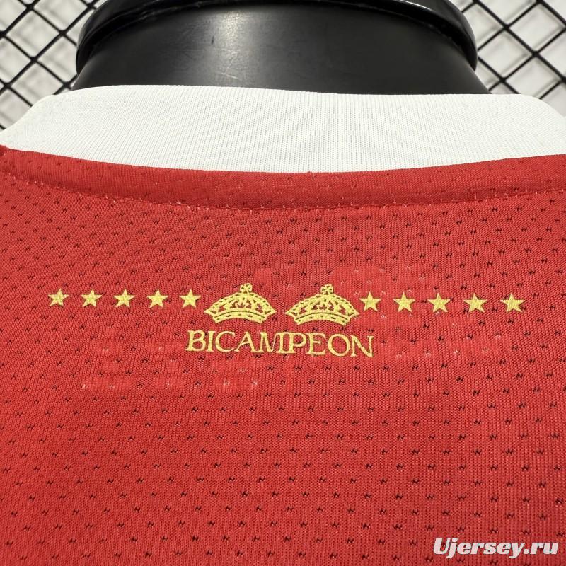 Player Version 26/27 Deportivo Toluca FC New Balance Home Deep Red White Jersey