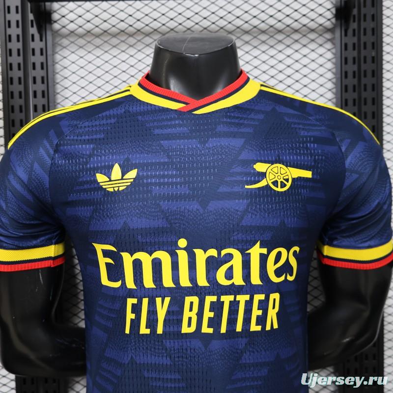 layer Version 26/27 Arsenal Navy Blue with Geometric Pattern Third Jersey