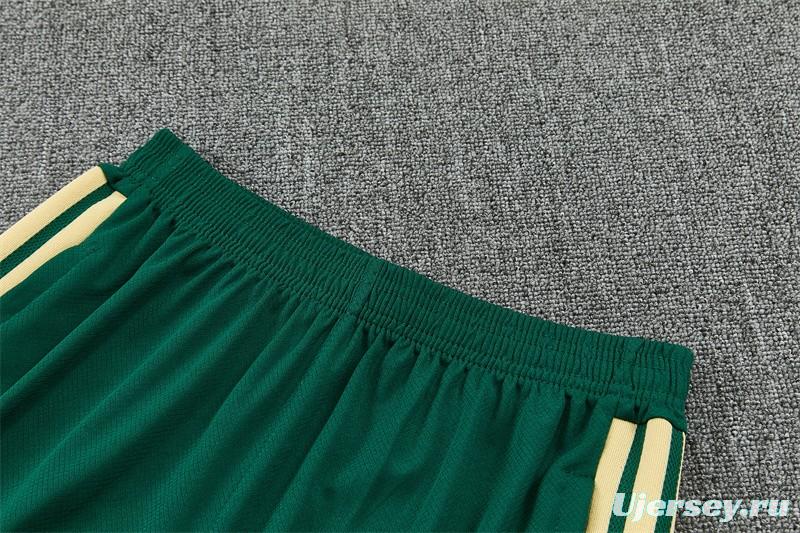 2026 Real Madrid Green Camouflage  Short Sleeve+Soccer Shorts