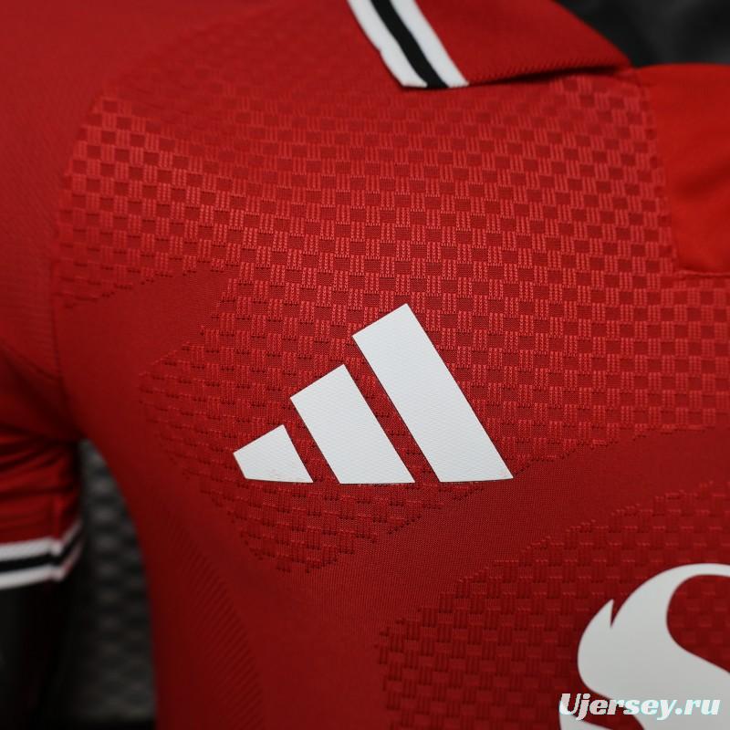 Player Version 25/26 Manchester United Red  Home Jersey