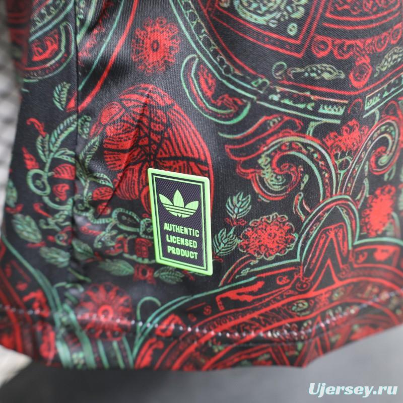 Player Version 2026 Mexico  Black with Aztec Calendar & Day of the Dead Special Edition Jersey