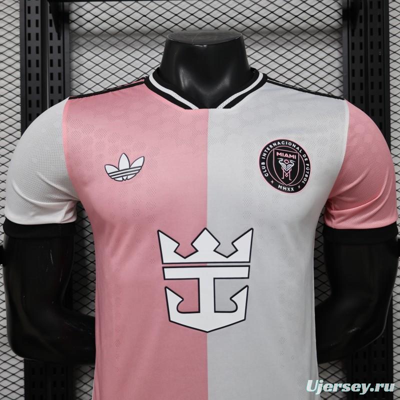 Player Version 26/27 Inter Miami CF  Pink & White with Split Panel Home Jersey