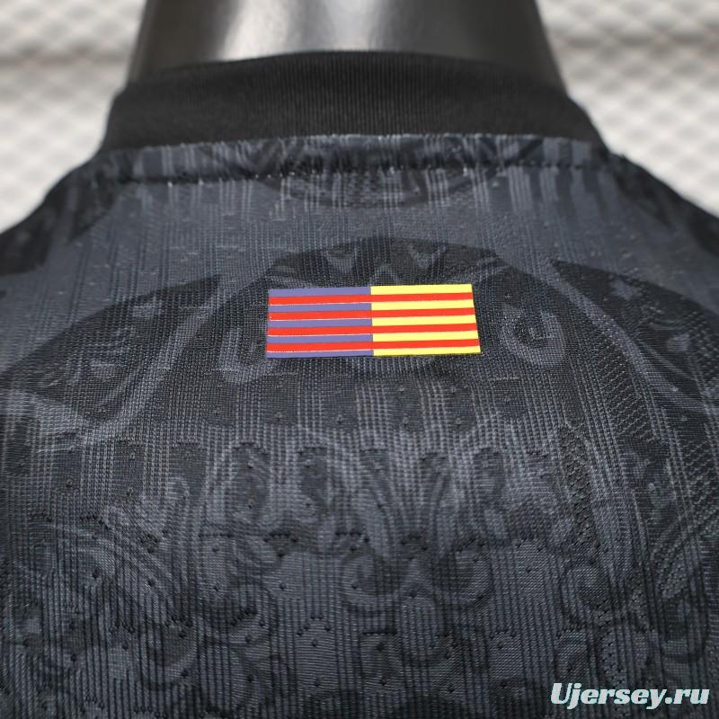 Player Version 26/27 FC Barcelona Dark Black & Red Special Edition Jersey