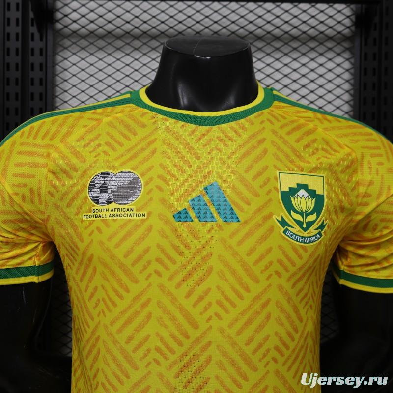Player Version 26/27 South Africa Yellow & Green  Home Jersey (Adidas)
