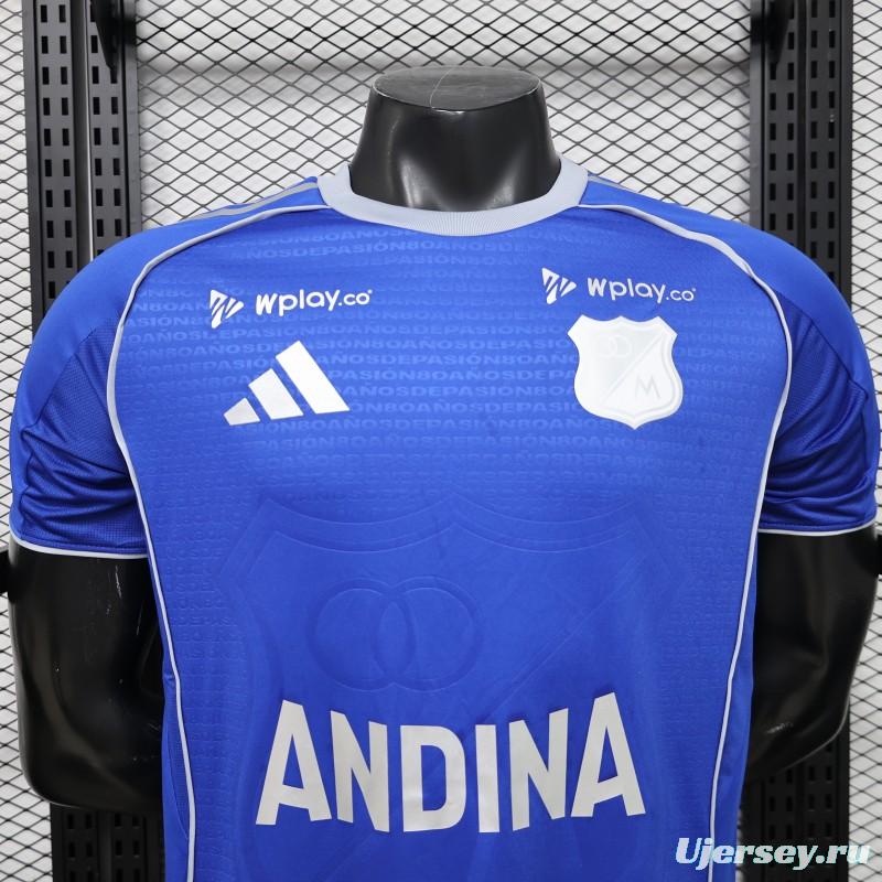 Player Version 26/27  Millonarios FC Royal Blue  Home Jersey