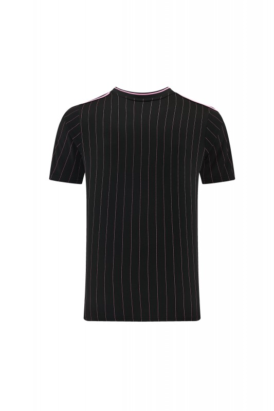 2026/27 Inter Miami CF Black Pinstripe Short Sleeve+Soccer Shorts