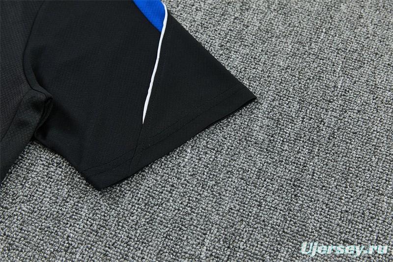 2026 Atletico Madrid Black Short Sleeve+Soccer Shorts