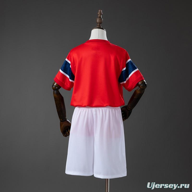 2026 Kids Norway Home Kit Jersey Size 16-28