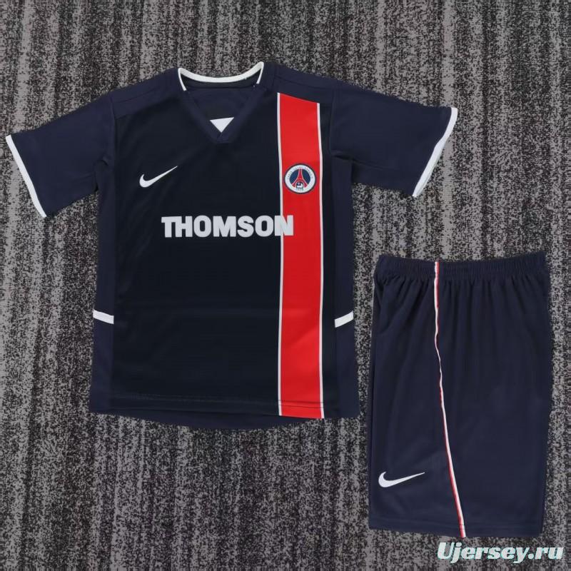 Retro Kids 02/03 PSG/Paris Saint-Germain Home Jersey